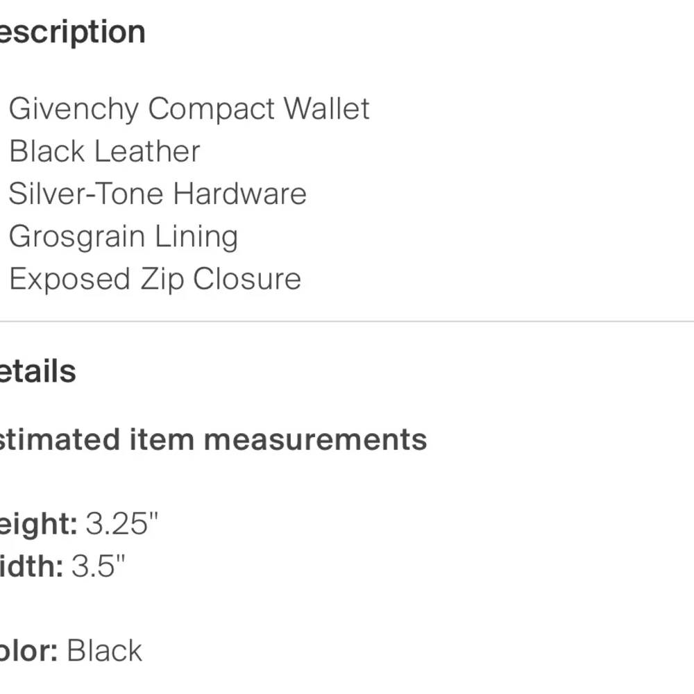 Authentic Givenchy Compact Wallet - Picture 13 of 13